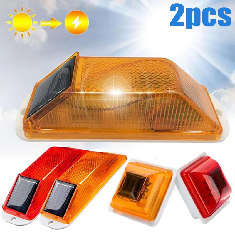 ไฟเตือนพลังงานแสงอาทิตย์2ชิ้นโ - Sos Light Strobe บทวิจารณ์และราคา