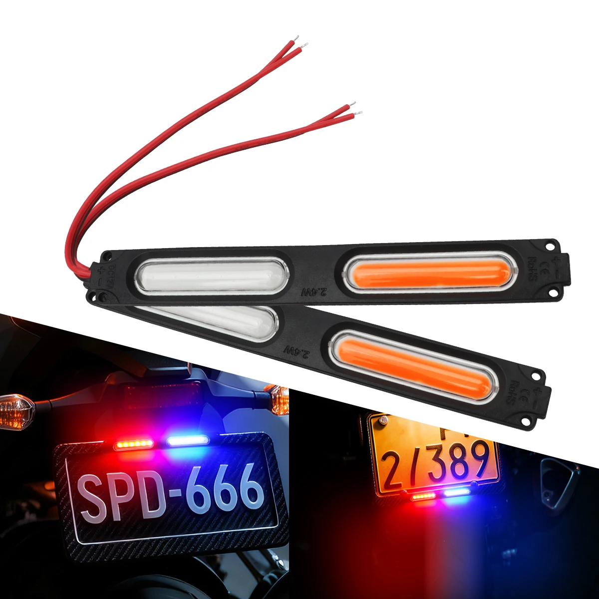 โมดูล LED แสงคู่กระพริบสีแดงสี - Sos Light Strobe บทวิจารณ์และราคา